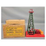 Lionel Postwar O RED TOP 455 Oil Derrick in Original Box