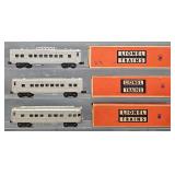 Lionel Postwar O 2432 2435 2436 Passenger Cars in Original Boxes