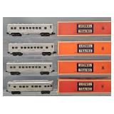 Lionel Postwar O 2421 2422  2423 and 2429 Passenger Cars in Original Boxes