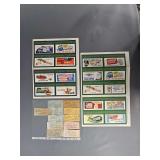 Eleven Lionel Postwar O Original Inspection Slips and two Uncut Billboard Sheets