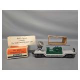 Lionel Postwar O 6520 GREEN GENERATOR Searchlight Car in 3 Cities OB