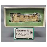 Overland HO Scale Brass Great Northern Snow Dozer in Original Box