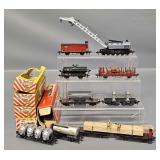 Group of Ten Fleischmann HO Scale Freight Cars w/ Four OBs Etc
