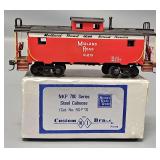 NJ Custom HO Scale Brass Nickel Plate Road Steel Caboose in Original Box