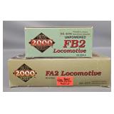 Life-Like HO Scale Pennsylvania FA2 FB2 Diesel Locomotives in Original Boxes