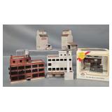 Five Built-up N Scale Buildings