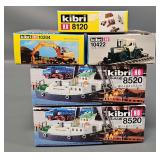 Five Kibri HO Scale Kits in Original Boxes 8120 8520 8520 10204 10422