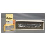 Custom Painted and Weathered Iron Horse HO Scale Brass Business Car in Original Box