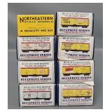 Eight HO Scale Built Up Reefer Kits in Original Boxes