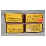 Four Built Up Westerfield HO Scale 70 Ton Hopper Kits in Original Boxes