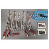 Five Kato N Scale Track Switches and Controllers