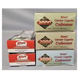 Five HO Scale Undecorated Caboose Kits