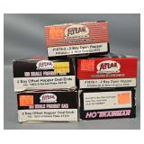 Five Atlas HO Scale Hoppers in Original Boxes
