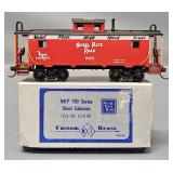 NJ Custom HO Scale Brass Nickel Plate Road Steel Caboose in Original Box