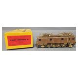 Suydam HO Scale Brass Great Northern Box Cab Electric Locomotive in Original Box