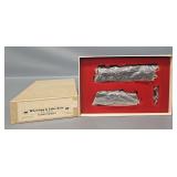 Custom Painted and Weathered Sunset Models HO Scale Nickel Plate Road J-1 4-8-2 Steam Locomotive and Tender in Original Box