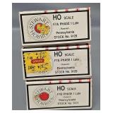 Stewart HO Scale Pennsylvania F7 ABA Diesel Locomotive Set in OBs