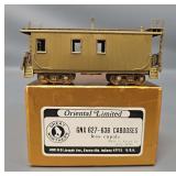 Oriental Limited HO Scale Brass Great Northern 627-636 Caboose in Original Box