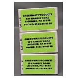 Three Greenway Products HO Scale Wheeling & Lake Erie Hoppers