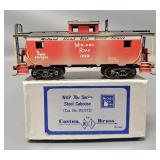 NJ Custom HO Scale Brass Nickel Plate Road Steel Caboose in Original Box