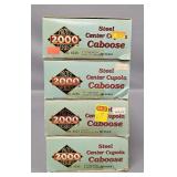 Four Life-Like Proto 2000 Steel Center Cupola Cabooses in Original Boxes