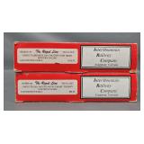 Intermountain Railway HO Scale Western Pacific EMD F7 AB Set in Original Boxes