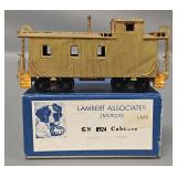 Lambert HO Scale Brass Great Northern Caboose in Original Box