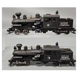 Two Rivarossi HO Scale Donan Mining 2-Truck Heisler Logging Locomotives