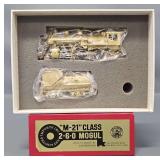 Key Imports HO Scale Brass M-21 Class 2-6-0 Mogul in OB
