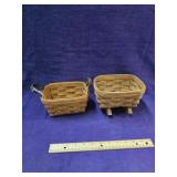 Lots of 2 longaburger baskets.