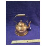 Vintage Portuguese Brass and copper tea kettle