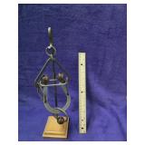 Metal puzzle with stand . From the tavern puzzle