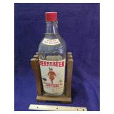 Vintage beef eater dry gin dispenser numbered