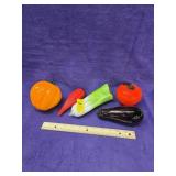 Glass Fruit in Basket