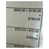 Row 4, Spaces 11-19