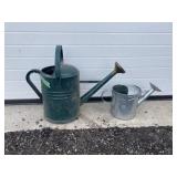 2 watering cans