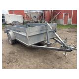 Grey dump Trailer