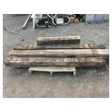 Lot: railroad ties