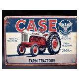 Metal sign- Case farm tractors