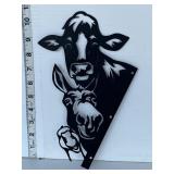 METAL SIGN- COW DONKEY DUCK