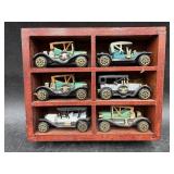 Small toy vintage vehicles