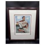 ALAN KULWICKI HOOTERS NASCAR PRINT