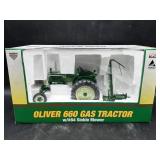 OLIVER 660 GAS TRACTOR W/ #84 SICKLE MOWER 1/16
