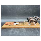 Horse drawn walking plow