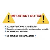 NOTICE: AS-IS-WHERE-IS