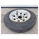 Tire with rim: 4.80ï¿½12
