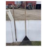 Leaf rake and gravel rake
