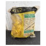 Bag of yellow T-post insulators