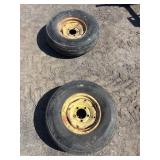 Two tires and rims: 9.5 L ï¿½ 14SL