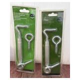 2 - turnbuckle gate hooks